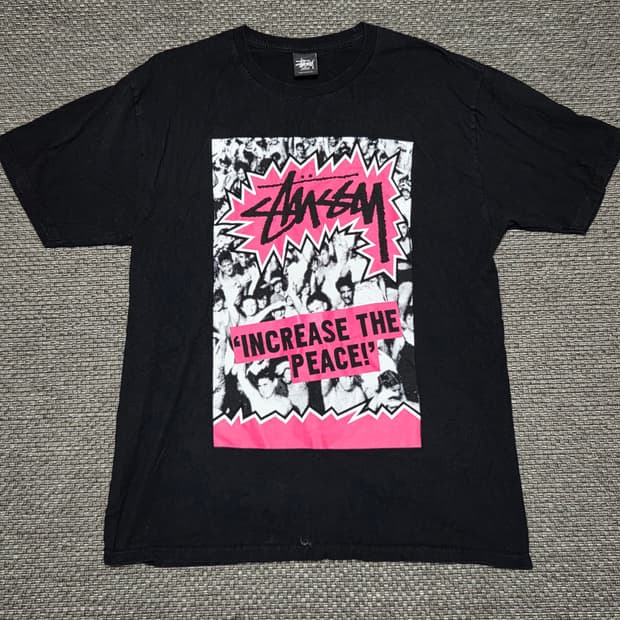 스투시 반팔티 'Increase the Peace'