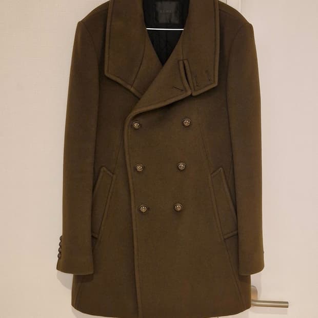 타임옴므 울 피코트 