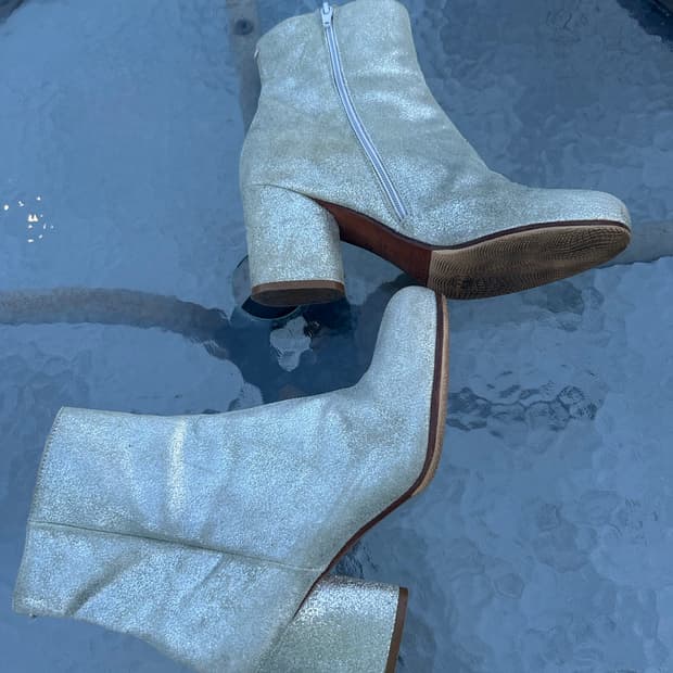 메종 마르지엘라 실버 앵클부츠36