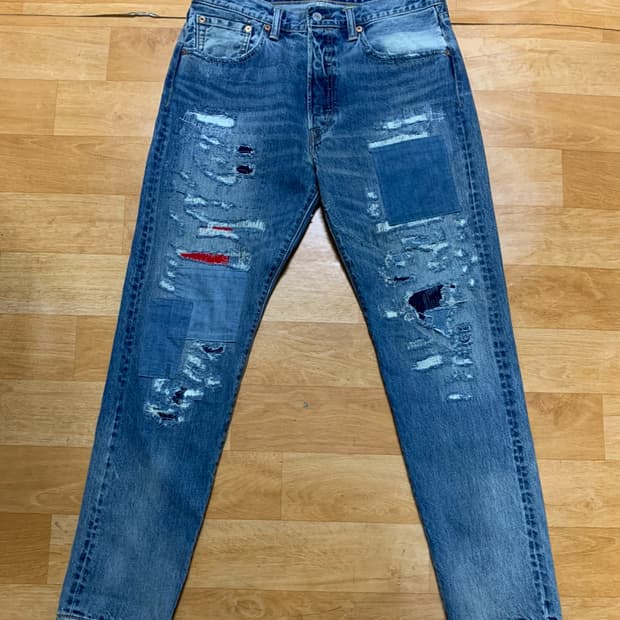 LEVIS 501 CT 리바이스 커스텀 테이퍼드 데님팬츠(32 사이즈)