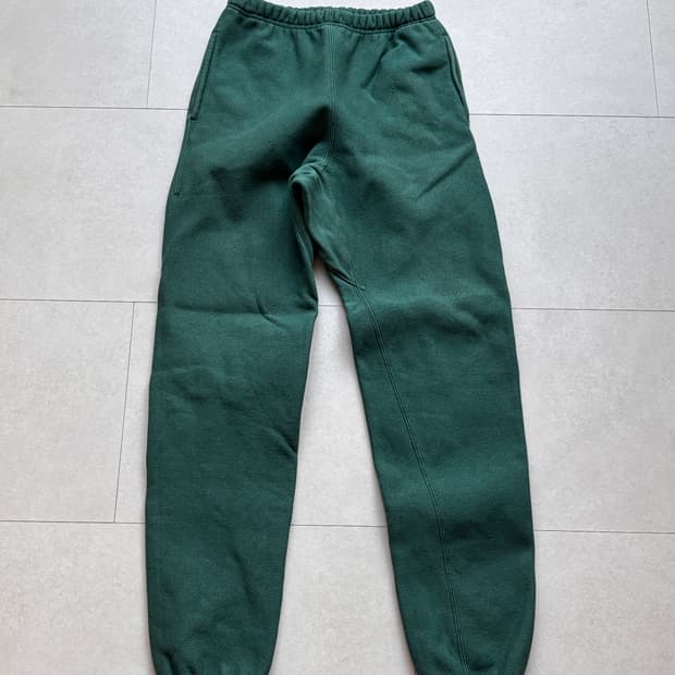 MADE IN USA 캠버 스웻팬츠 그린 L