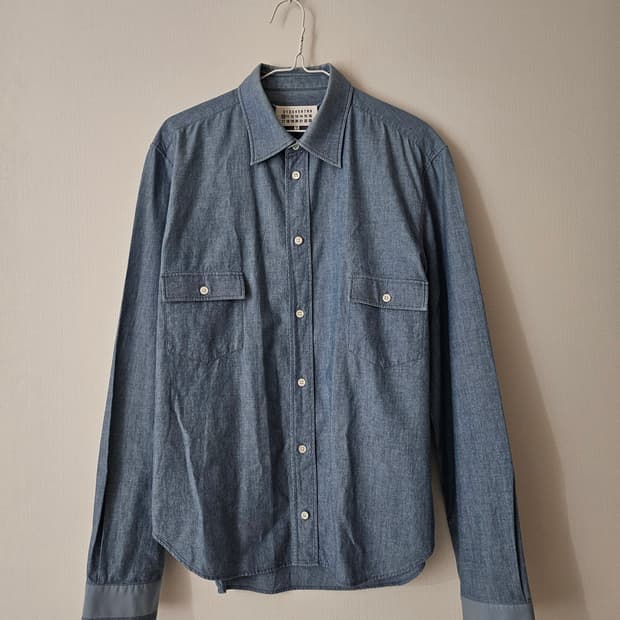 메종마르지엘라 샴브레이 셔츠