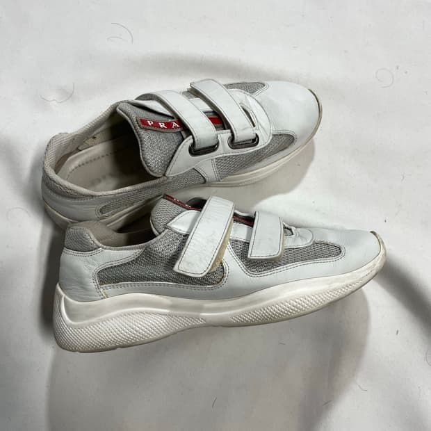 프라다스포츠 아메리카컵 벨크로 스니커즈