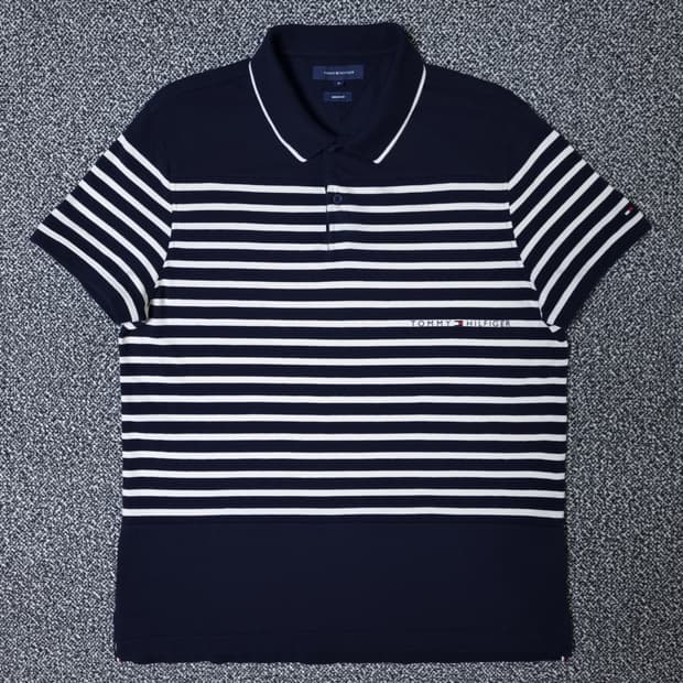 [무료배송][105]타미힐피거 남성용 피케 반팔티 카라티