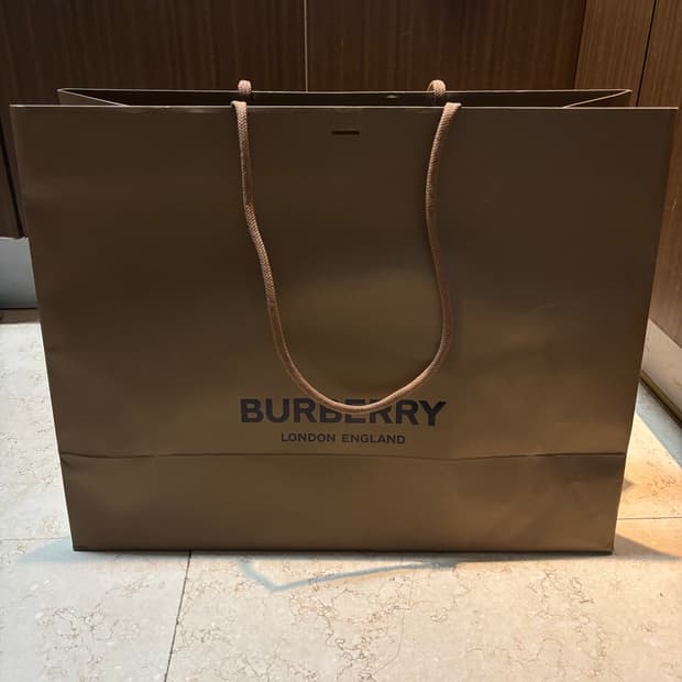 버버리 쇼핑백