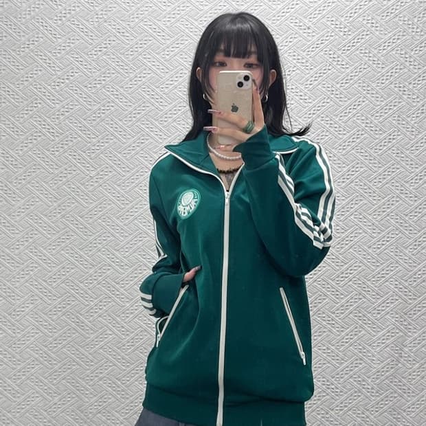 아디다스 팔메이라스 올드스쿨 딥그린 져지 집업 95 C11710