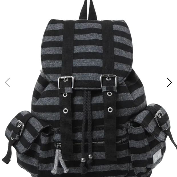 파히섬  스트라이프 백팩