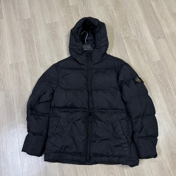 24FW XL 스톤아일랜드 크링클랩스 패딩 블랙