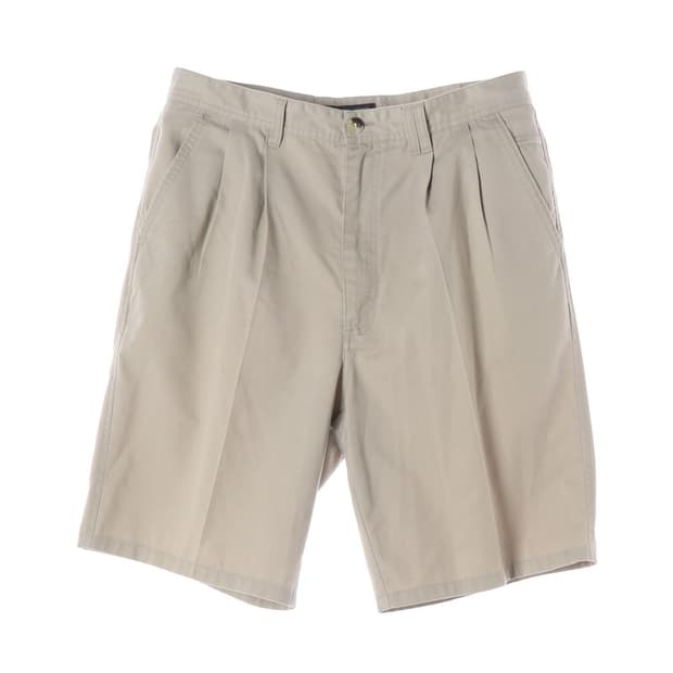 미치코런던 투턱 베이지 치노 하프 팬츠 34