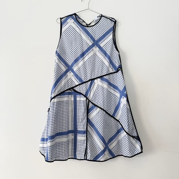 MSGM MILANO pattern strap ops / blue