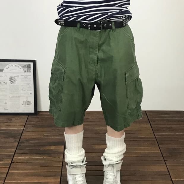 Levi's Green Cargo Shorts
