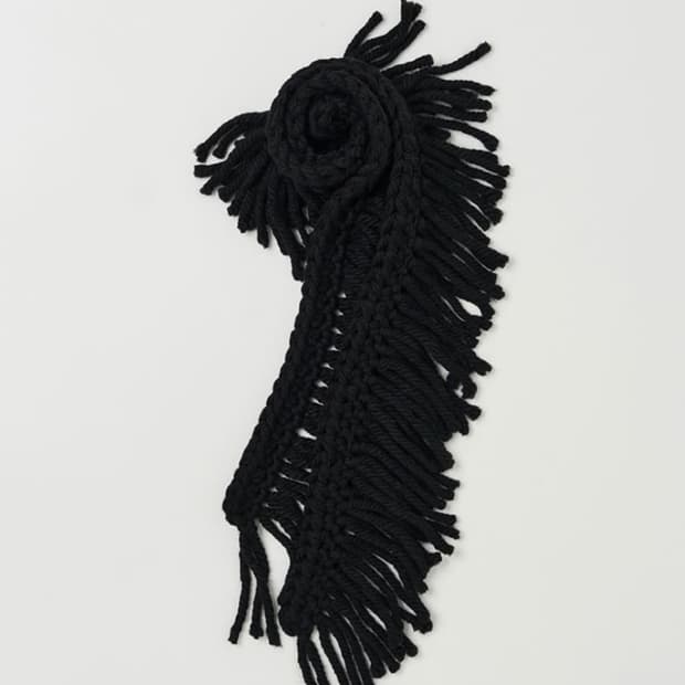 nothing everything 머플러 블랙