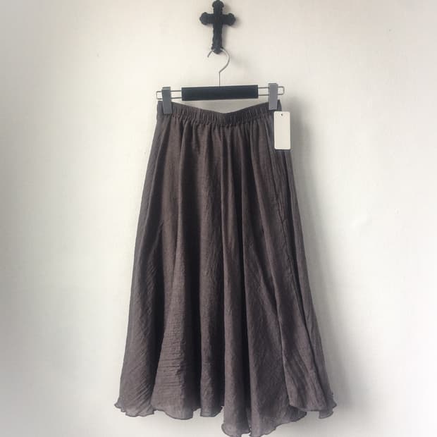 Flare long skirt