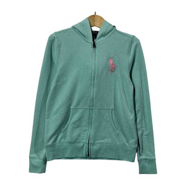 [POLO] 폴로랄프로렌 핑크 빅포니 자수 후드집업