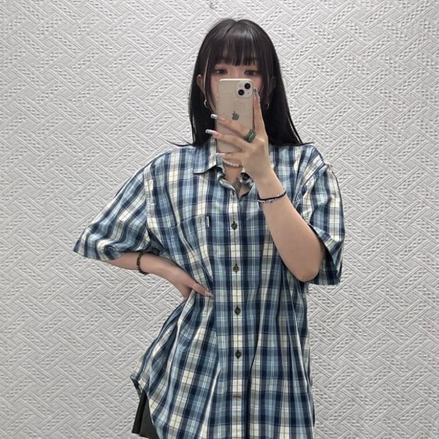 칼하트 컨트리 빈티지 플레이드 워크 체크 셔츠 XL C12754