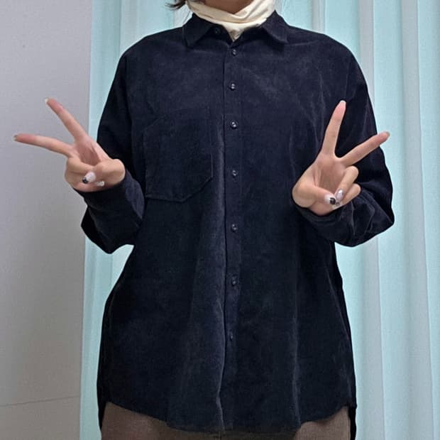 자라 코듀로이 셔츠