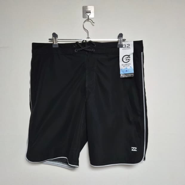 빌라봉Billabong 블랙 쇼츠 팬츠 32 P-146