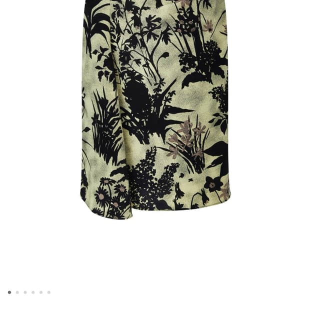 [Teak 티크] ARC SILK PRINT SKIRT  사이즈 M