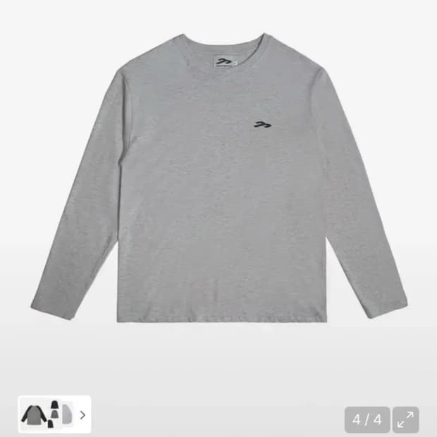 탄산마그네슘 롱슬리브 그레이 우먼