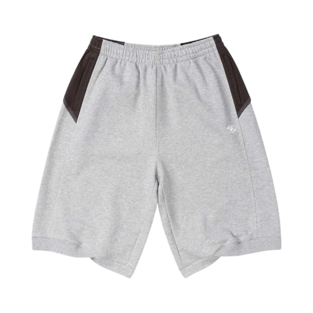 Sansan Gear Sweat Shorts Melange Grey