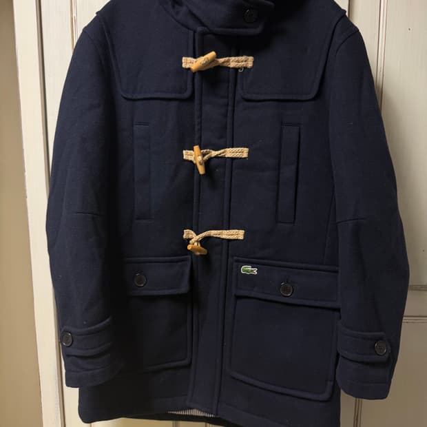[50] 라코스테 하이넥 더플 코트 떡볶이 코트 