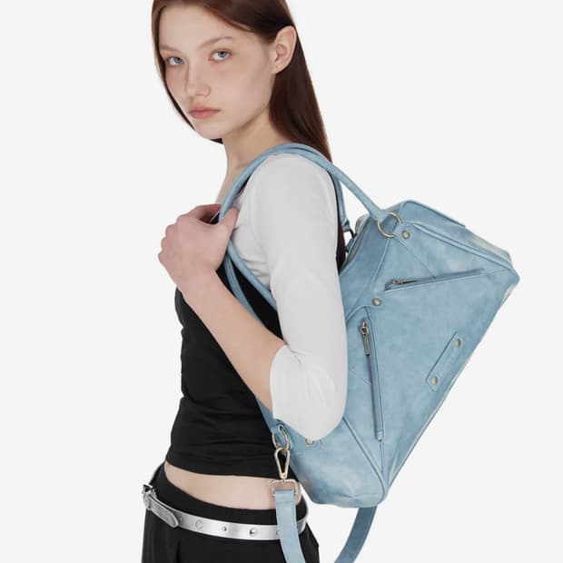썬번프로젝트 모스 백 스카이 블루 mos bag