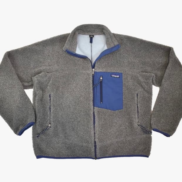 90s USA 파타고니아 레트로 X 그레이/블루