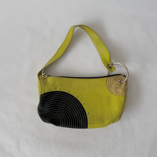 Pre owned 레더 숄더백