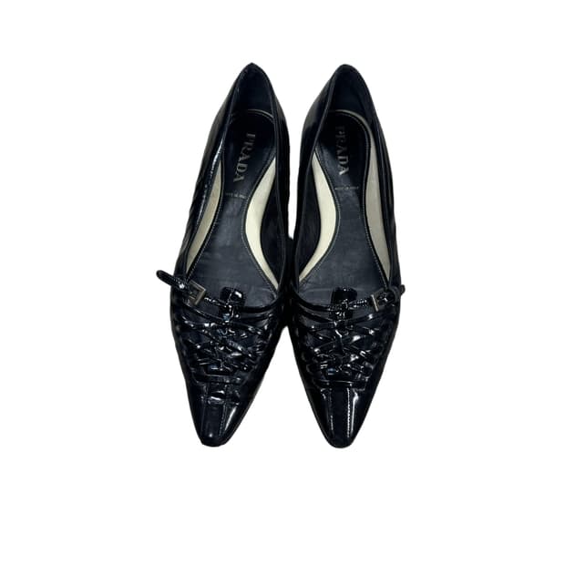 프라다 빈티지 페이던트 로퍼