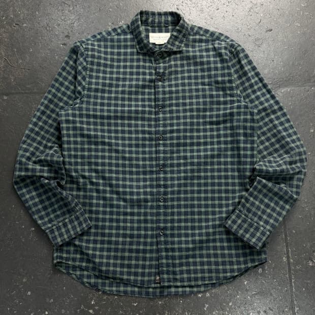 100 폴로 데님앤서플라이 체크 셔츠