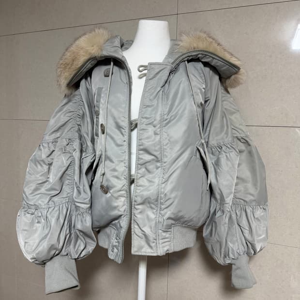 리얼폭스 구스다운 덕다운 패딩