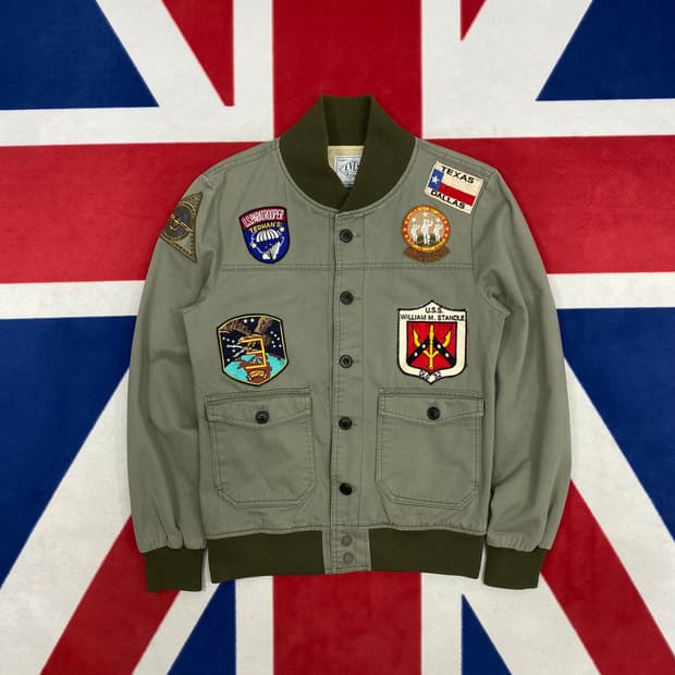 빈티지 패치 자켓 M 