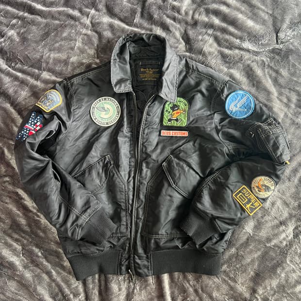 데우스 엑스 마키나 플라이트 오버다이 자켓 블랙 L