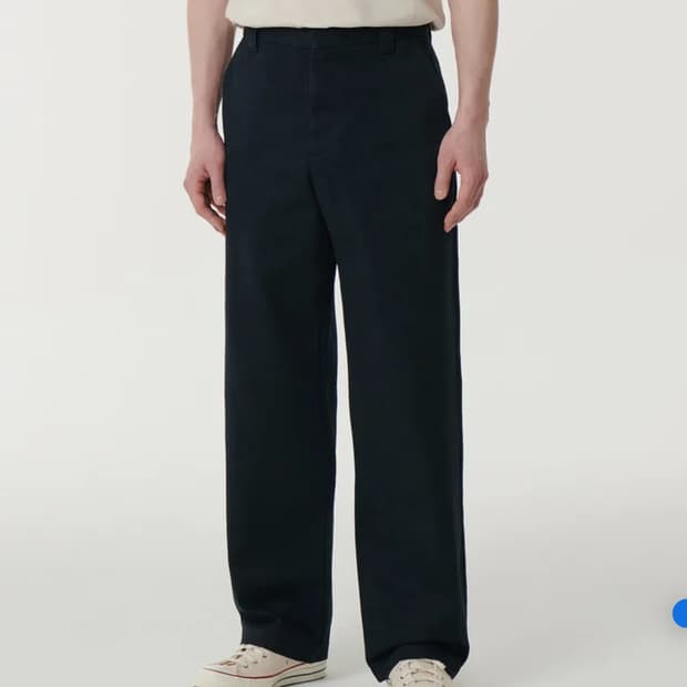 무신사 스탠다드 네이비 치노팬츠31