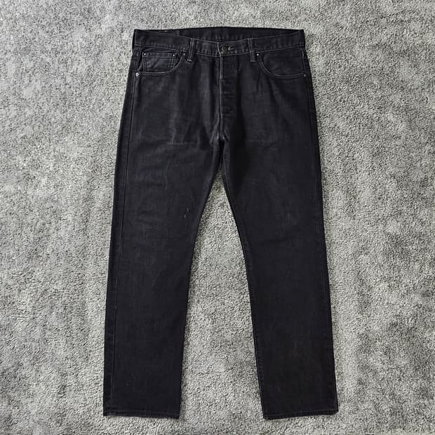 LEVI'S 501 블랙 데님 팬츠