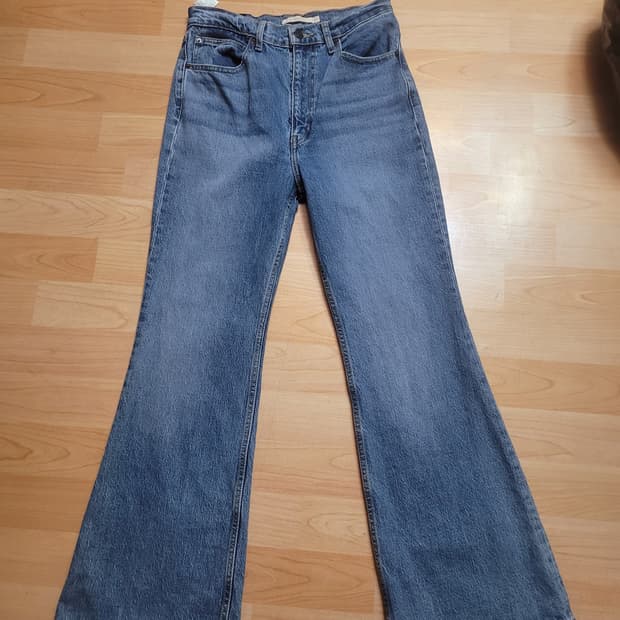 (허리만 28인치로 수선)리바이스 70s 하이플레어 데님팬츠