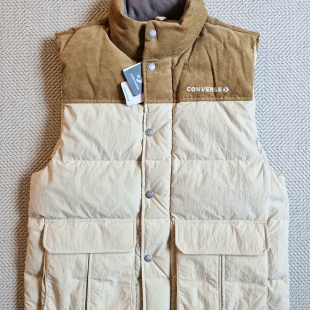 컨버스 다운 베스트 L 새상품