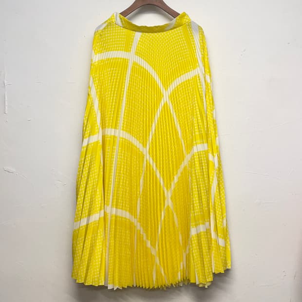 MSGM 플리츠 롱 스커트  