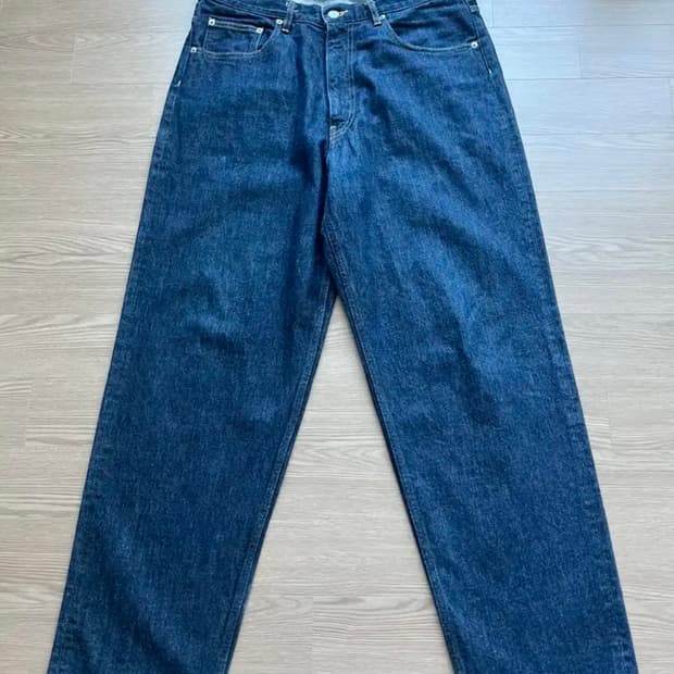 오라리 하드트위스트 와이드데님 5p 34