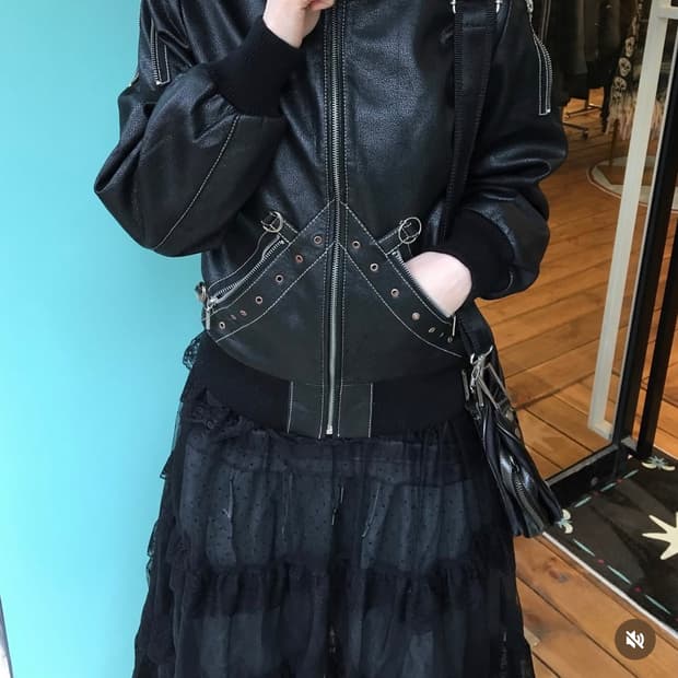 젤리포포 빈티지 코디셋 블랙 