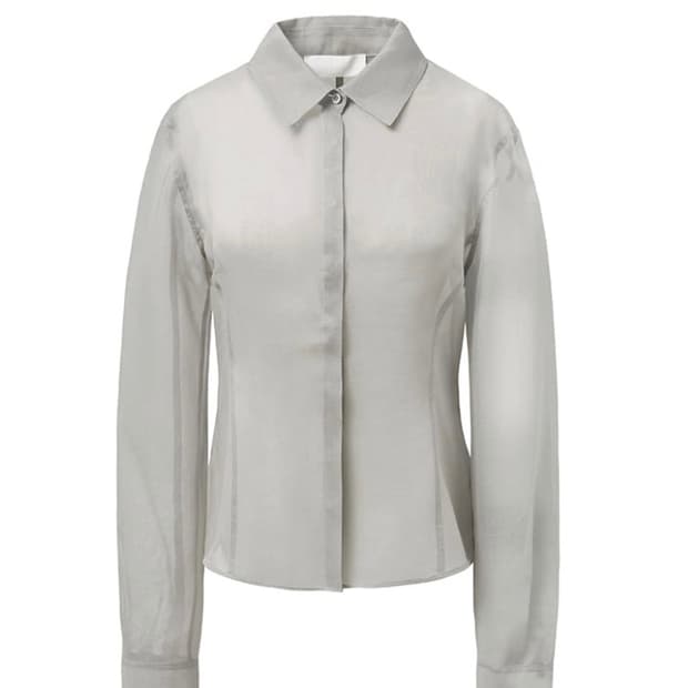 아모멘토 시어 슬림핏 셔츠 SHEER SLIM FIT SHIRTS