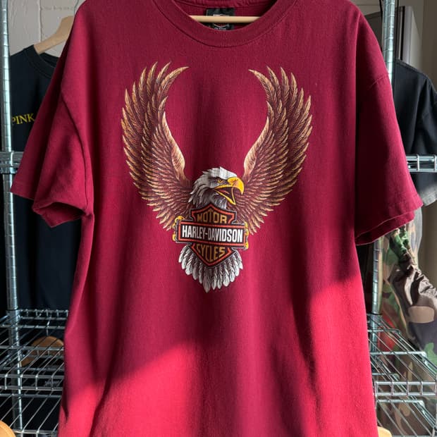 1995 Made in USA 할리 데이비슨 티셔츠