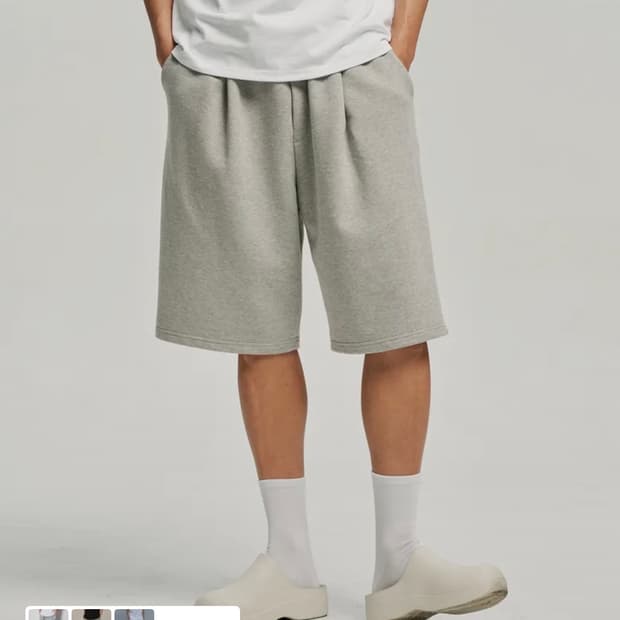 MOO 엠오오 스웻 버뮤다 팬츠 S