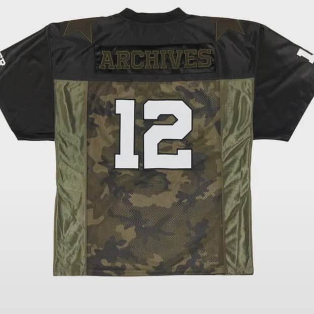 2000 풋볼 티셔츠 (블랙-카모)