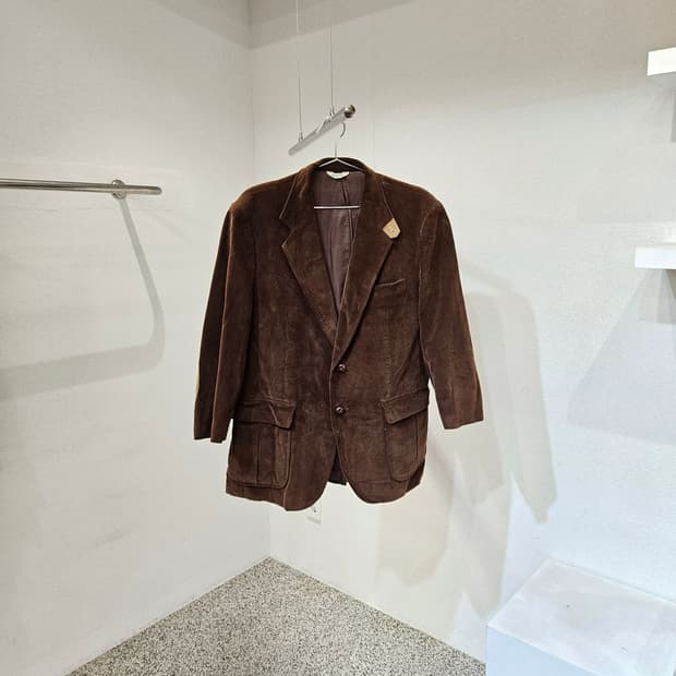 코듀로이 패치 블레이저 자켓