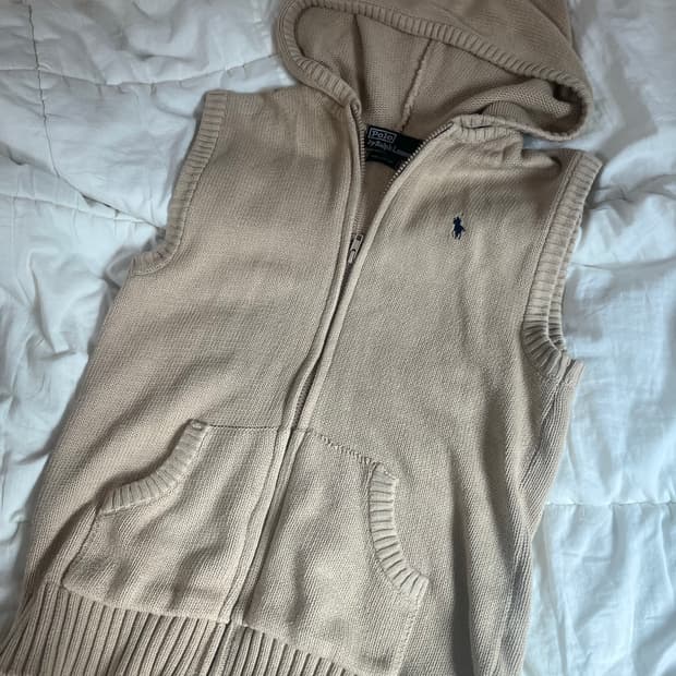 폴로 니트 베스트