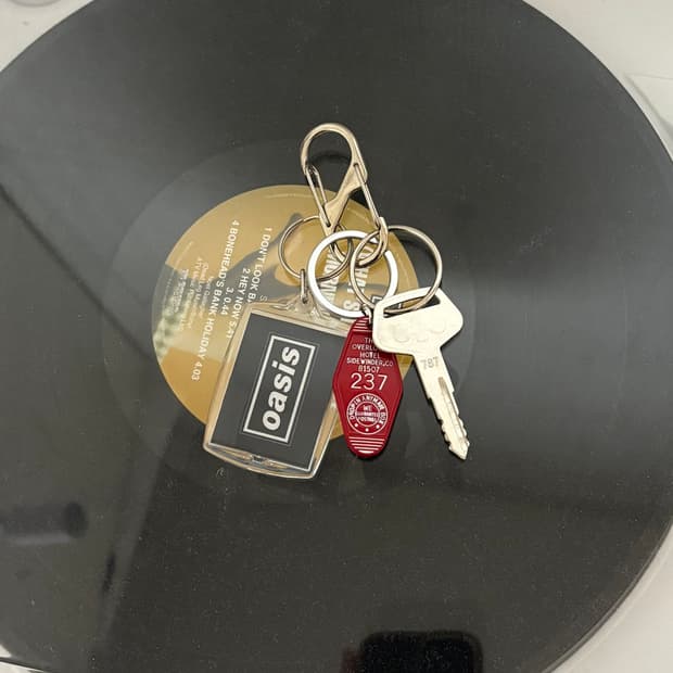 빈티지 오아시스 키링 키체인