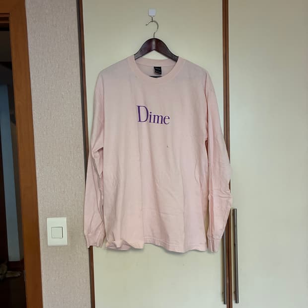 dime 연핑크 롱슬리브