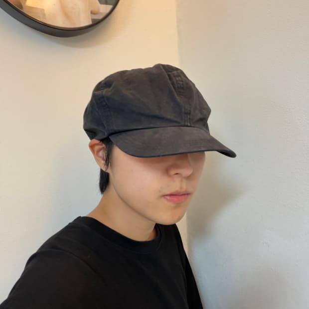 CA4LA 카시라 블랙 코튼 캐스킷햇