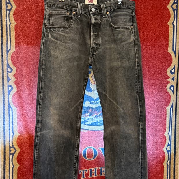 리바이스 501 흑청 33/32